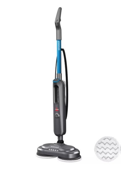BISSELL SpinWave SmartSteam Mop - 3712: Electric Floor Steamer with LED