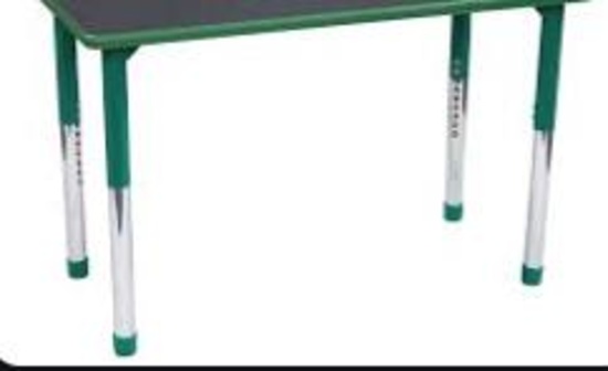 4x Universal Green Table Legs