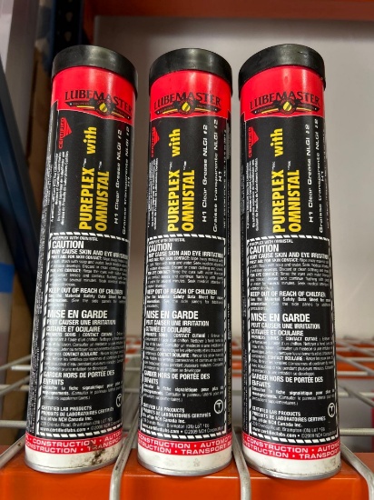Qty 3 lubemaster pureplex omnistal h1 clear grease