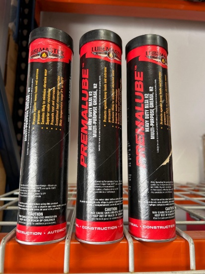 Qty 3 Lubemaster Premalube Heavy Duty Multi-Purpose Grease