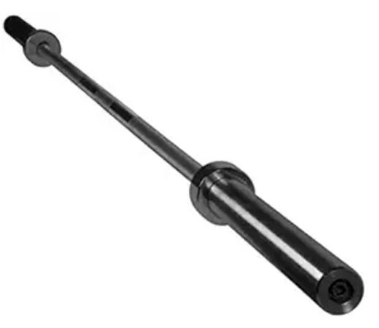 CAP Barbell 7ft Weightlifting Bar - 3 pc - Black