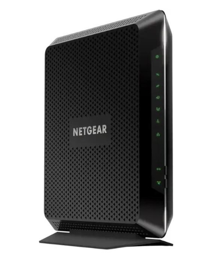 NETGEAR - Nighthawk AC1900 Router with DOCSIS 3.0 Cable Modem - Black