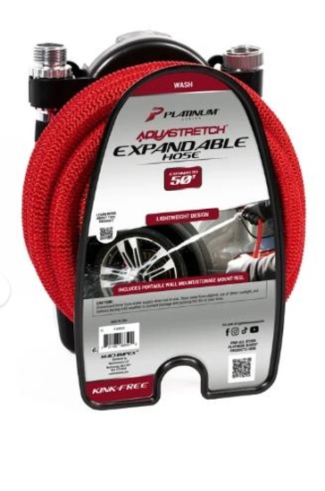Platinum Series AquaStretch Expandable Hose & Storage Reel 50 feet