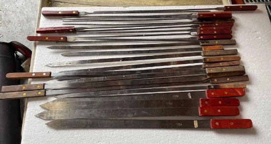 Alpine Cuisine Nylon BBQ Skewers Bag w/ Skewers