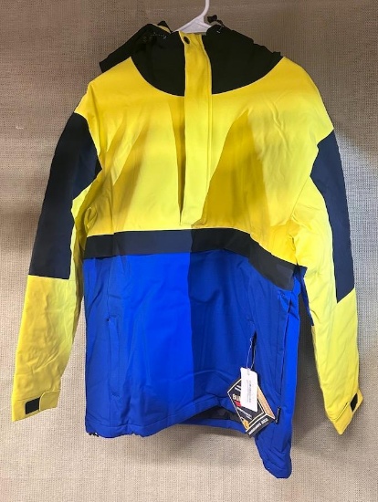 New Waterproof Ski Jacket Warm Winter Snow Coat Windbreaker Hooded Thick Snowboard - LARGE