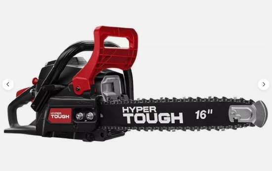 Hyper Tough HT3716 38cc 2-Cycle Engine 16-inch Gas Chainsaw