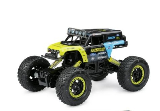 New Bright (1:15) Ford Bronco Battery Remote Control 4x4 Green Rock Crawler, 61538U Child