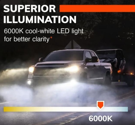 Sylvania H11 LED Fog Light and Powersport Bulb - 2 Pack