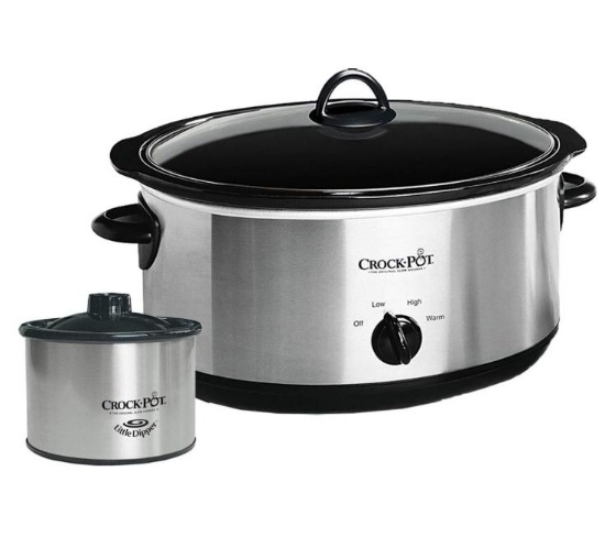 Crockpot Crock-Pot Large 8 Quart Slow Cooker Bundle