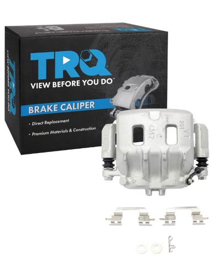 TRQ Front Right Brake Caliper w/Bracket Passenger Side
