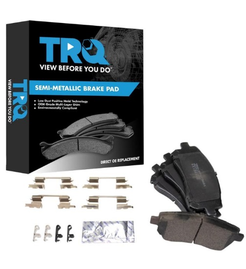 TRQ Front Brake Pads Semi-Metallic Compatible with 1998-2002 Subaru Forester