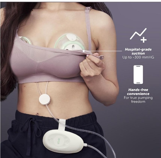 Elvie Stride Hospital-Grade App-Controlled Breast Pump
