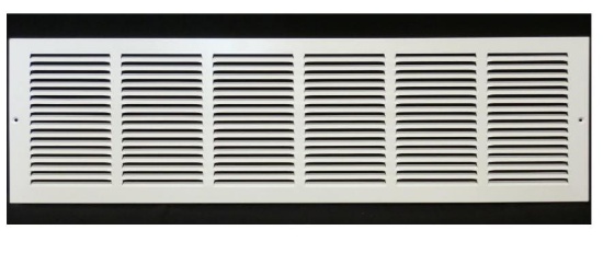 HVAC Premium 36in x 12in [Duct Opening] Flat Stamped Steel Return Air Grille