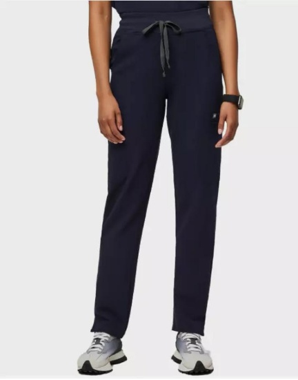 FIGS YOLA High Waisted Skinny Scrub Pants for Women, NAVY XL W22SW2013