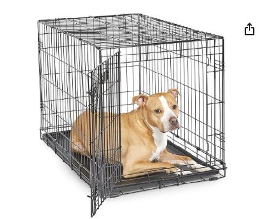 MidWest Homes for Pets Newly Enhanced Single Door iCrate Dog Crate