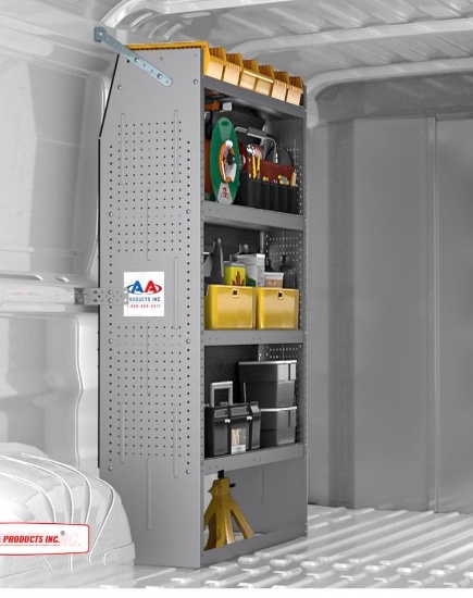 AA Products SH-6003 Steel Mid/High Roof Van Shelving Storage System