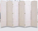 6 Panel Room Divider 6Ft Freestanding Double Hinged Folding