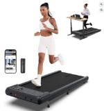 WELLFIT 2025 Smart Walking Pad Treadmill with 10% Incline & 4 MPH & 265+ lbs Capacity
