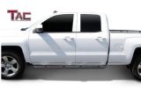 CHEVY TRUCK - TAC Side Steps Running Boards 3 Texture Black Side Bars