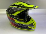 GLX GX23 Dirt Bike/Motocross Helmet - Sear Yellow - DOT Approved