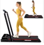 Portable Under Table Treadmill for Home Gym Exercise LED Display Foldable Walking Pad Treadmill