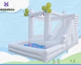 12 FT Oxford White Inflatable Bounce House Jumping Water Slide Bouncy