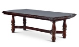 Antoinette 96-120 inch Pedestal Dining Table w/24 Leaf