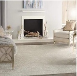 Nourison Essentials Indoor/Outdoor Ivory Beige 10ft x 14ft Area Rug