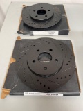 left and right disc brake rotor set 633-54058L & 633-54058R