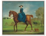 Art Remedy George Stubbs The countess of Coningsby Canvas Countryside Wall art 54x36in