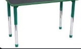 4x Universal Green Table Legs
