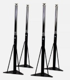 11024-BK Replacement Standard Swivel Glide Table Legs for Activity Tables