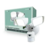 Merkury Smart Floodlight Camera HD Surveillance, Motion Alerts & 1800-Lumen Light