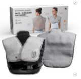 Sharper Image Heated Neck And Shoulder Massager Wrap