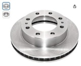 Pair of 8 Lug Chevy Professional Series Front Vented Brake Rotor