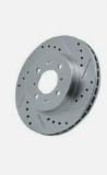Power Stop JBR-1309XL- Evolution Drilled & Slotted Rotor TOYOTA Left Side Front