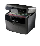 SentrySafe HD4100 Fire-Resistant and Water-Resistant Box Safe with Key Lock