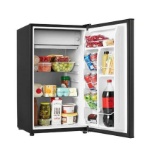 Galanz 3.3 Cu ft One Door Mini Fridge, Black Estar, New