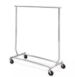 Single Rolling Clothes Rack