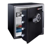 SentrySafe SFW123CS Lock Boxes Fireproof Waterproof, Dial Combination Safe, Black
