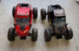 Qty of 2 RC Polaris RZR Cars, No Remote, No Batteries.