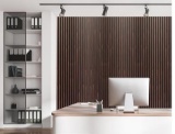 Art3dwallpanels Wood Slat Wall Panel, 108in x 13'in Wood Panels for Wall 2 Pack 3D Soundproof