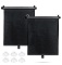 Qty 4 Shades - Sfee Car Window Shade for Side Windows, 2 Pack Sun Shade Retractable