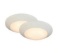 Commercial Electric 7 in. White LED Flush Mount (2-Pack)