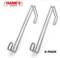 Pair Fence Hooks Hangers Over The Wall Concrete Cinder Cement Block Wall Outdoor No Drill