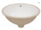 Lordear Undermount Bathroom Sink 18x15 Inch Bathroom Vanity Sinks Undermount Round White