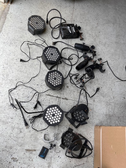LED RGB Lights and Cable Box Used - Bundle