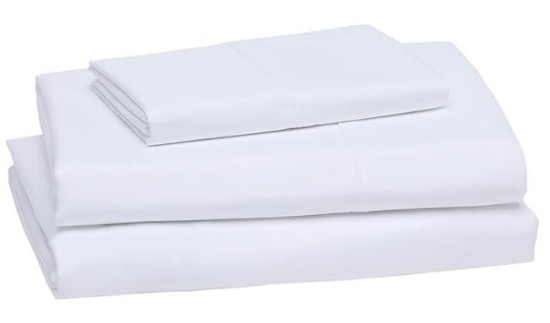 Amazon Basics Lightweight Super Soft Easy Care Dorm-Friendly, Microfiber 3 Piece Bed Sheet Set