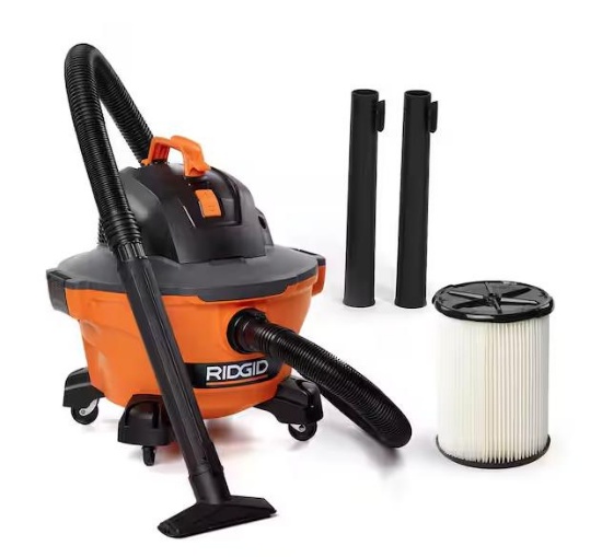 RIDGID 6 Gallon 3.5 Peak HP NXT Shop Vacuum Wet Dry Vac