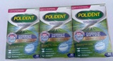 Qty 3 Polident Overnight Whitening Antibacterial Dental Teeth Whitening.